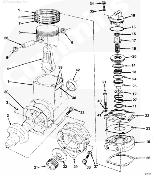 Holset Air Compressors Master Repair Manual 208002 Component