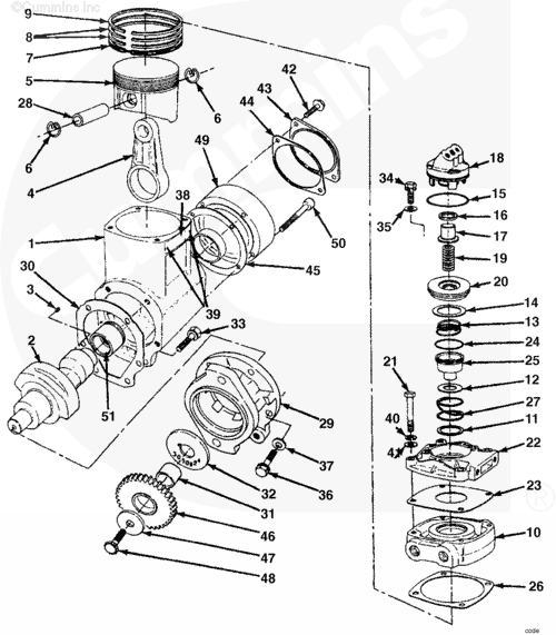 Holset Air Compressors Master Repair Manual 208002 Component